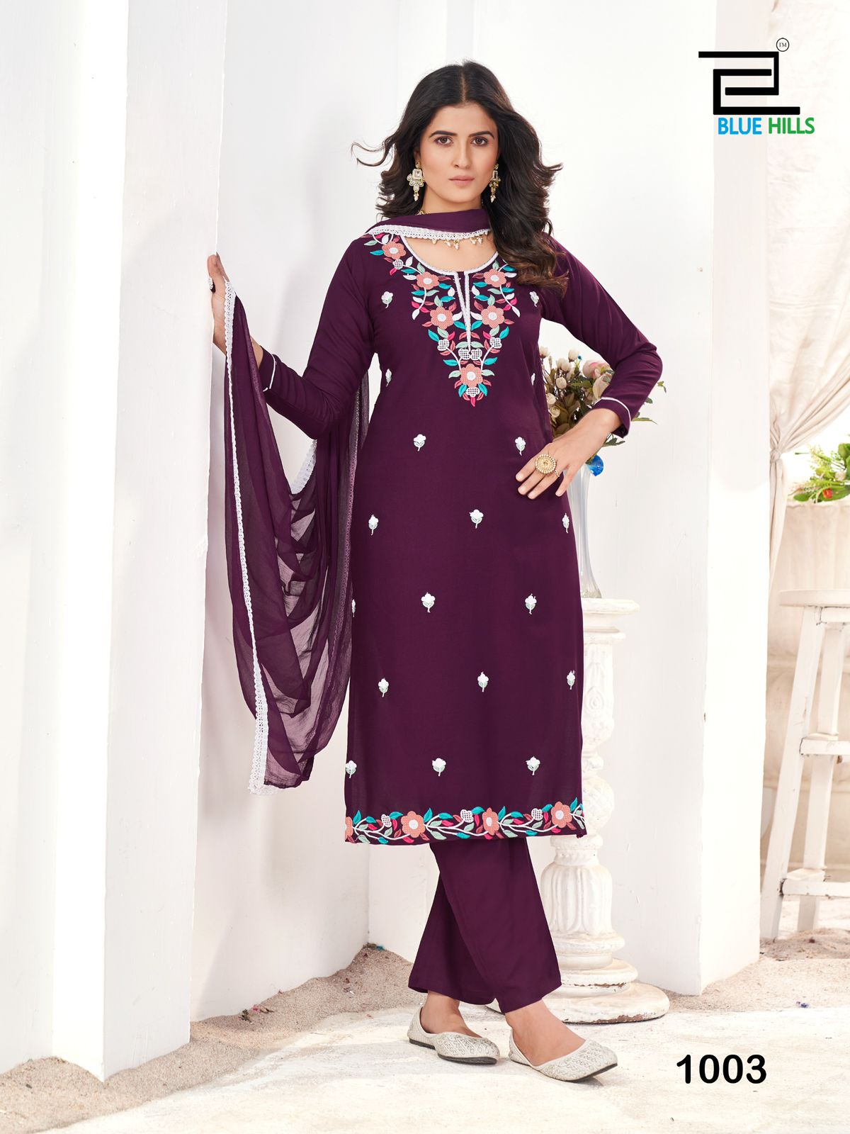 Saanvi By Blue Hills Rayon Kurti With Bottom Dupatta Wholesale Shop In Surat
